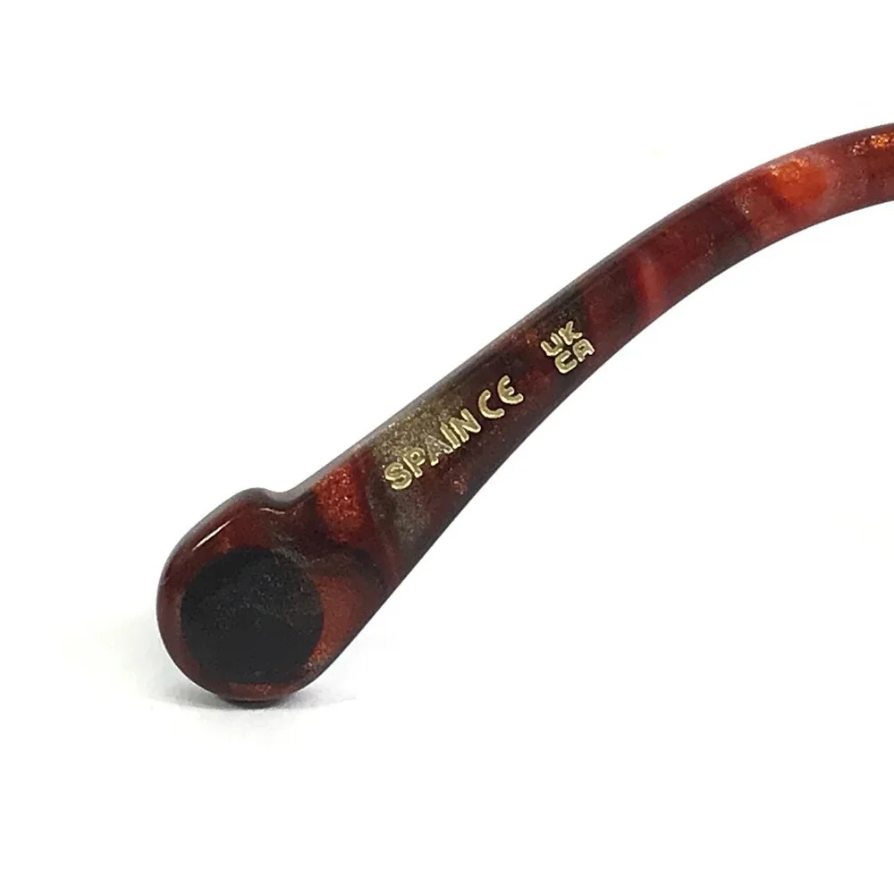 Etnia Barcelona Eyeglasses Frames SIMA OG Orange Black Dark Clear 52-15-138